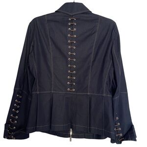 Claude Montana Laced Size Large/XLarge Dark Denim Jacket